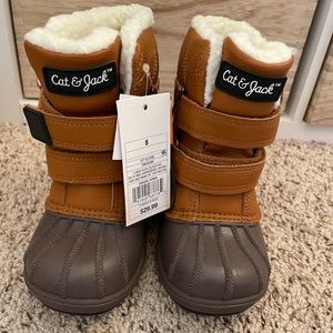 Cat & Jack Denver Tan winter boots
